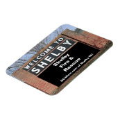 WILLKOMMEN IN SHELBY Shelby Fire & Rescue Flexibel Magnet (Linke Seite)