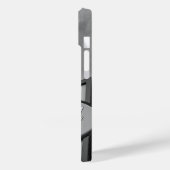 Willkommen in Springfield Graustufen iPhone Case (Rückseite / Links)