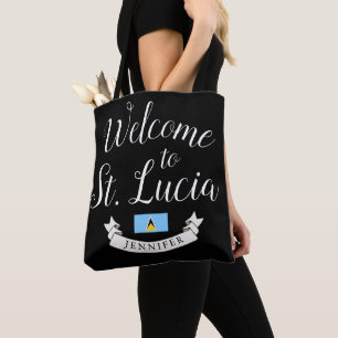 Willkommen in St. Lucia   HOCHZEIT IN URLAUBSORT Tasche