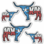 Willkommen in Texas Aufkleber (Vorderseite)