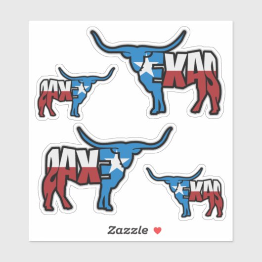 Willkommen in Texas Aufkleber (Blatt)