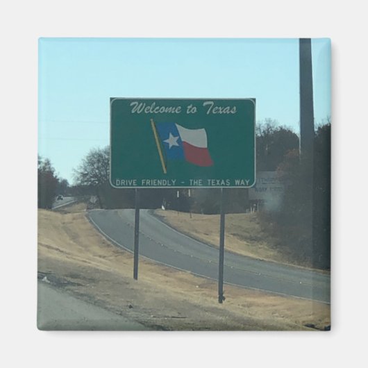 Willkommen in Texas Magnet (Vorne)