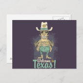 Willkommen in Texas Postkarte (Vorne/Hinten)