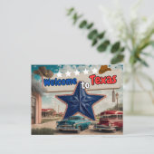Willkommen in Texas, Postkarte für Postüberquerung (Stehend Vorderseite)