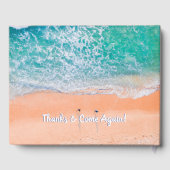 Willkommen in unserem Beach House, Beach Scene Gästebuch (Rückseite)