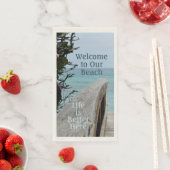 Willkommen in unserem Beach Life is Better Here Serviette (Beispiel)