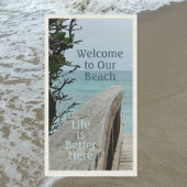 Willkommen in unserem Beach Life is Better Here Serviette