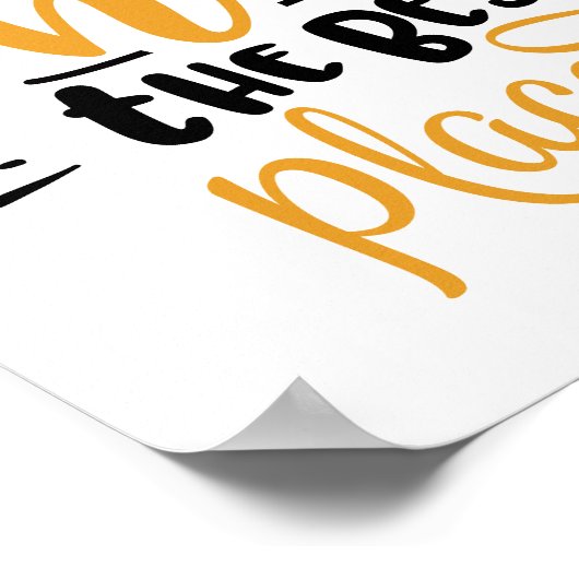 Willkommen in unserem Bienenstock Der beste Ort um Poster (Ecke)