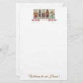 Willkommen in unserem Haus-2 Briefpapier (Vorne/Hinten)