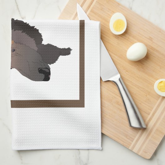 Willkommen in unserem Haus Geschirrtuch (Viertel Falte)