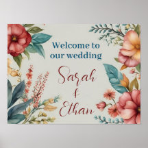 Willkommen in unserem Hochzeitsposter