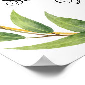 Willkommen in unserem Hochzeitsposter Poster (Ecke)