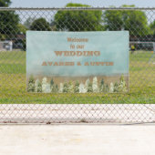 Willkommen in unserem Hochzeitswald Banner (Insitu)