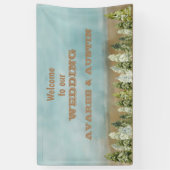 Willkommen in unserem Hochzeitswald Banner (Vertikal)