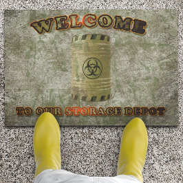 Willkommen in unserem Lager Fußmatte