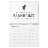 Willkommen in unserem Landhaus Rustikale Kuh Kalender (Jan 2027)