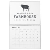 Willkommen in unserem Landhaus Rustikale Kuh Kalender (Feb 2027)