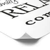 Willkommen in unserem Nest Poster (Ecke)