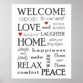 Willkommen in unserem Nest Poster (Vorne)