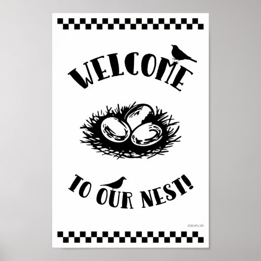 WILLKOMMEN IN UNSEREM NEST! POSTER (Vorne)