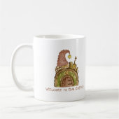 Willkommen in unserem Schloss auf einer  Kaffeetasse (Links)