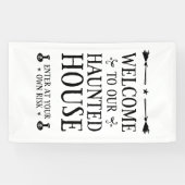 Willkommen in unserem Spuk Haus Banner (Horizontal)