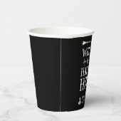 Willkommen in unserem Spuk Haus Pappbecher (Rechts)