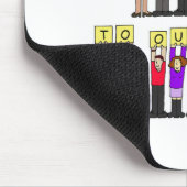 Willkommen in unserem Team Mousepad (Ecke)