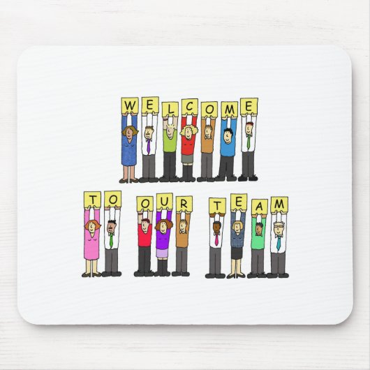 Willkommen in unserem Team Mousepad (Vorne)