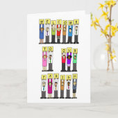 Willkommen in unserer Gemeinde Karte (Gelbe Blume)