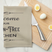 Willkommen in unserer glutenfreien Küche Geschirrtuch (Viertel Falte)