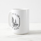 Willkommen in unserer Lake House Tasse (Vorderseite Links)