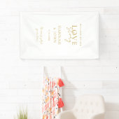 Willkommen in unserer Liebe-Story! Elegant, modern Banner (Insitu)