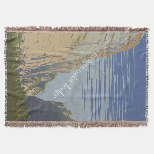 Willkommen in unserer Mountain Hütte Hunting Lodge Decke (Vorderseite)