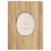 Willkommen in unserer rustikalen Hütte im Wald Klemmbrett (Rückseite)