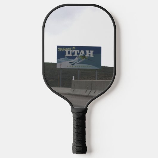 Willkommen in Utah Pickleball Schläger (Vorderseite)