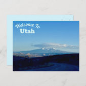 Willkommen in Utah Postkarte (Vorne/Hinten)