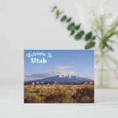 Willkommen in Utah Postkarte (Stehend Vorderseite)