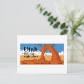 Willkommen in Utah - USA Postkarte (Stehend Vorderseite)