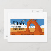 Willkommen in Utah - USA Postkarte (Vorne/Hinten)
