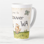 Willkommen in Vancouver WA Milchtasse (Rechte Ecke)