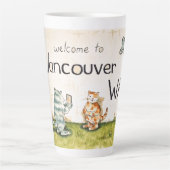 Willkommen in Vancouver WA Milchtasse (Vorderseite)