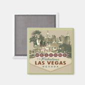 Willkommen in Vegas Magnet (Vorderseite/Rückseite)