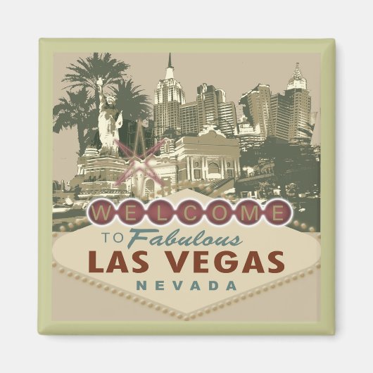 Willkommen in Vegas Magnet (Vorne)