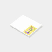 Willkommen in vier Party Post-it Klebezettel (angewinkelt)