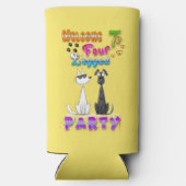 Willkommen in vier Party Selters Dosenkühler (Rückseite)