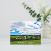 Willkommen in Virginia 2 Postkarte (Stehend Vorderseite)