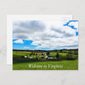 Willkommen in Virginia 2 Postkarte (Vorne/Hinten)