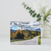 Willkommen in Virginia Postkarte (Stehend Vorderseite)