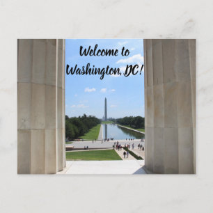 Willkommen in Washington DC Postkarte